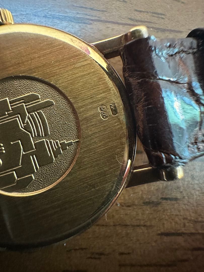 Omega De Ville ゴールド レザー　k18 箱付き