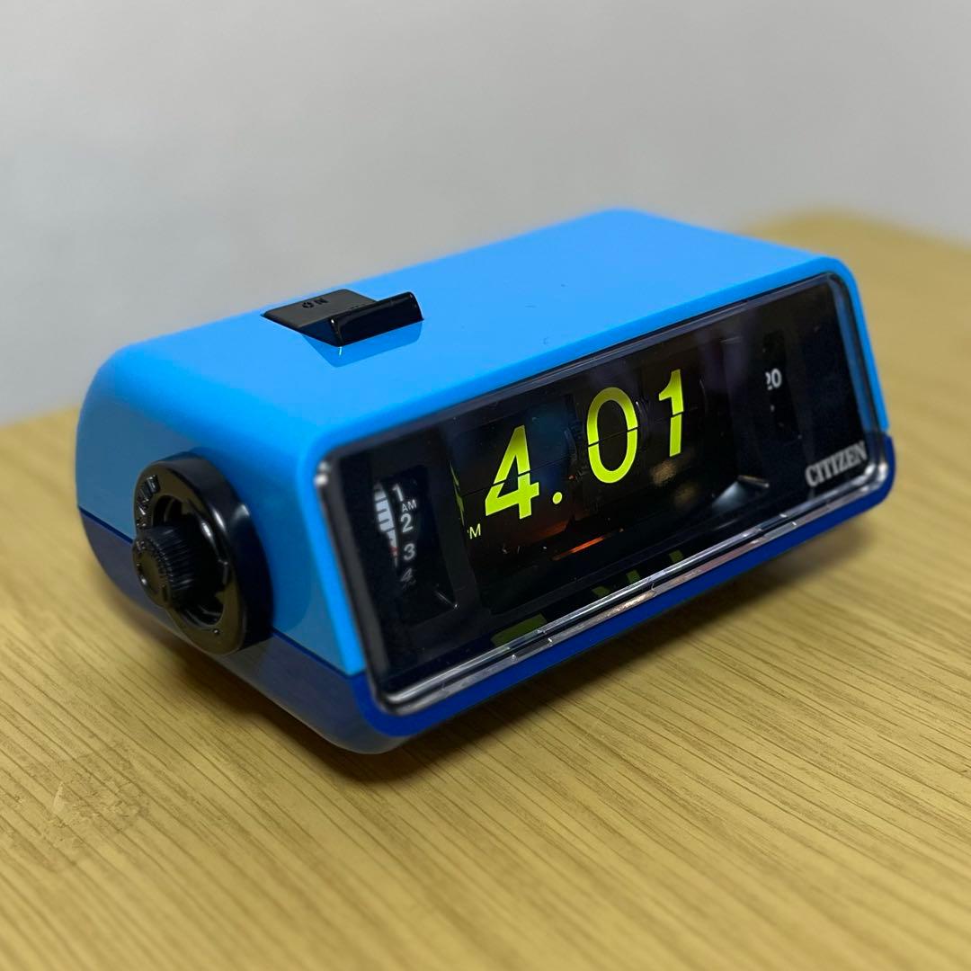 【元箱付き・メンテ済み】美品 CITIZENパタパタ時計 ハイリーフ・カーチス