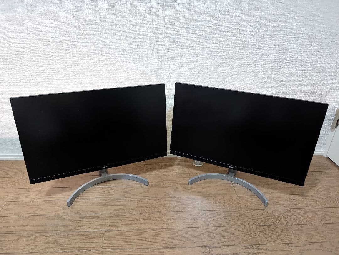 LGモニターディスプレイ24ML600S-W 23.8 24インチ 2台セット