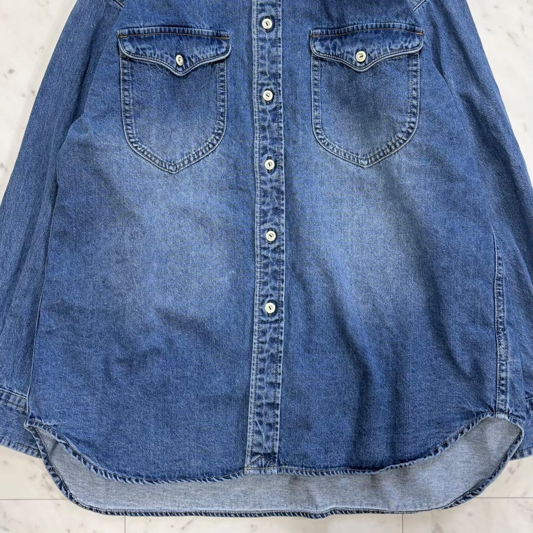 美品✨スローブイエナ　LE DENIM BDUシャツ　デニムシャツ　2025AW