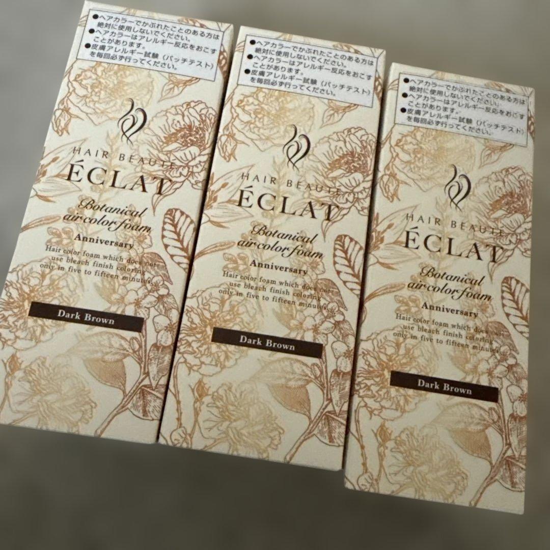 ヘアボーテ　エクラ　ボタニカル　エアカラーフォーム　EX ダークブラウン