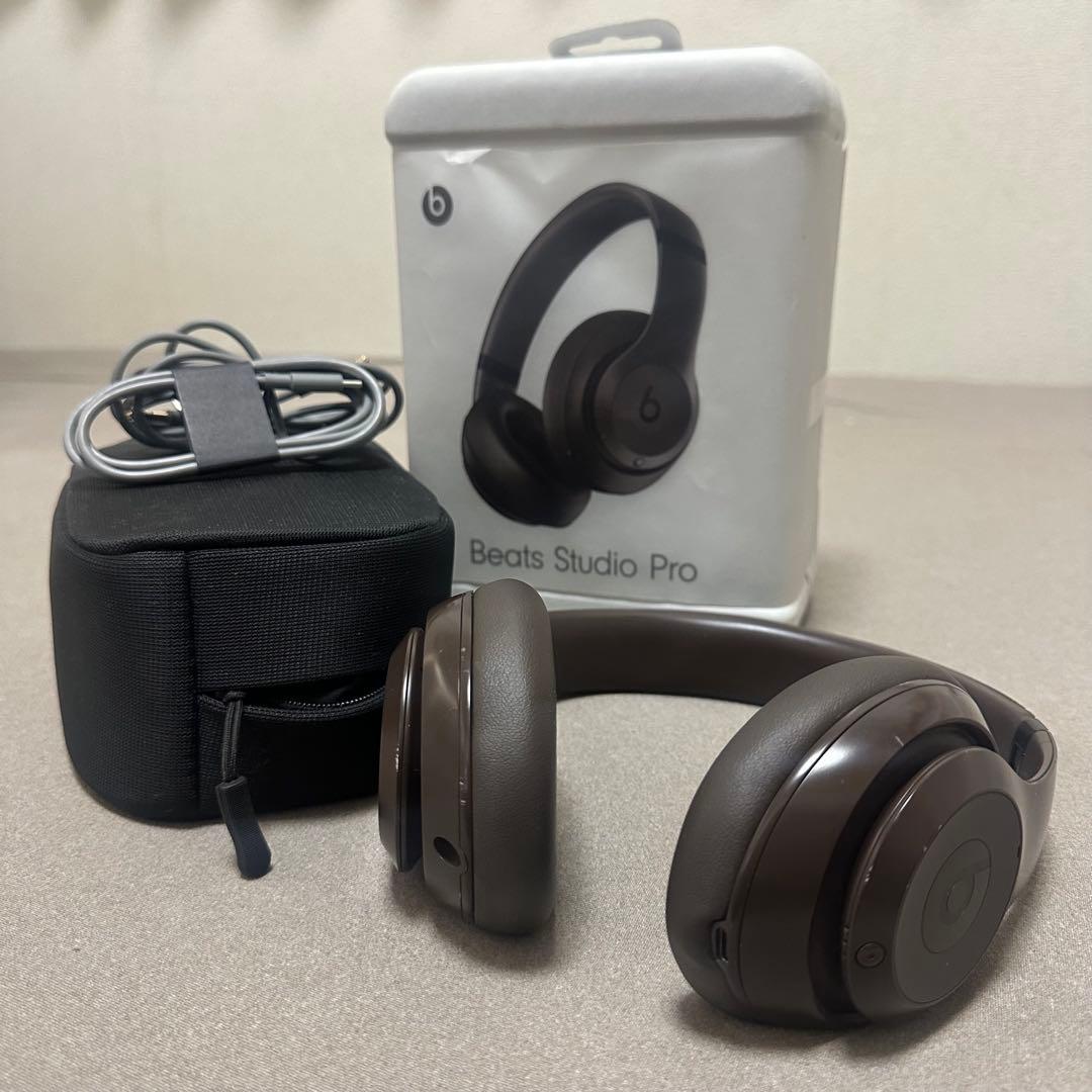 Beats Studio Pro ワイヤレスヘッドホン ディープブラウン