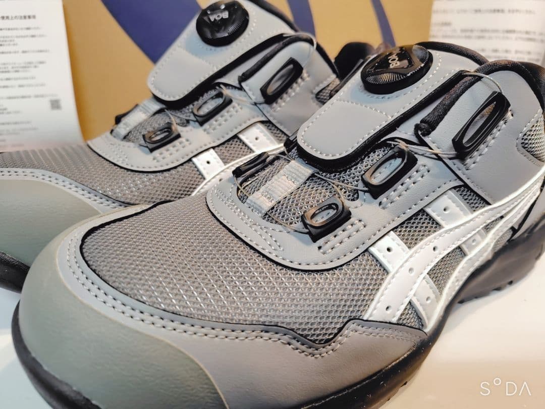 ASICS BOA グレー安全靴