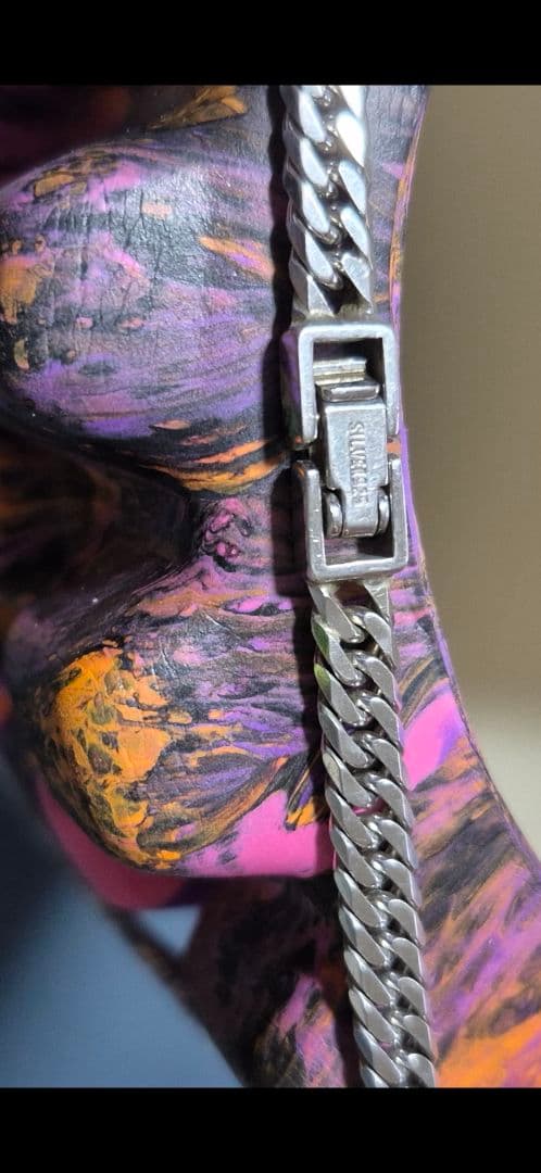 シルバー チェーンネックレス 約50cm