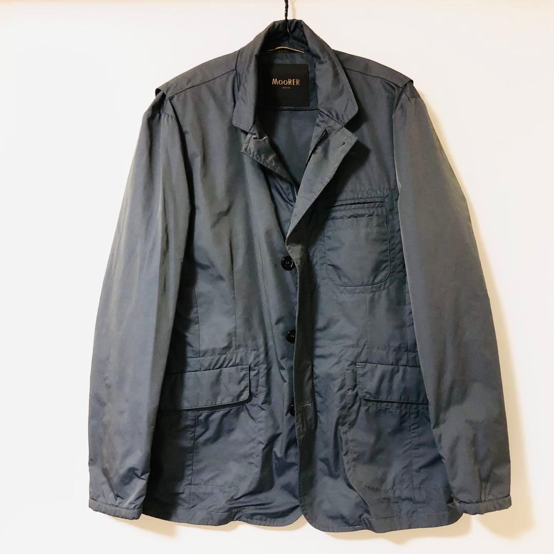 MOORER ムーレー ナイロンジャケット 52サイズ ZED-KM グレー