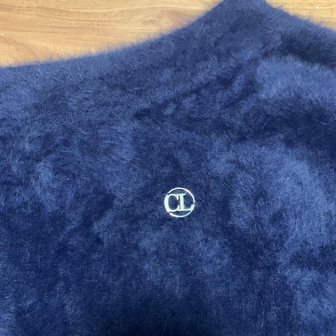 カプリシュレマージュ　FOXカシミヤボートネックニット