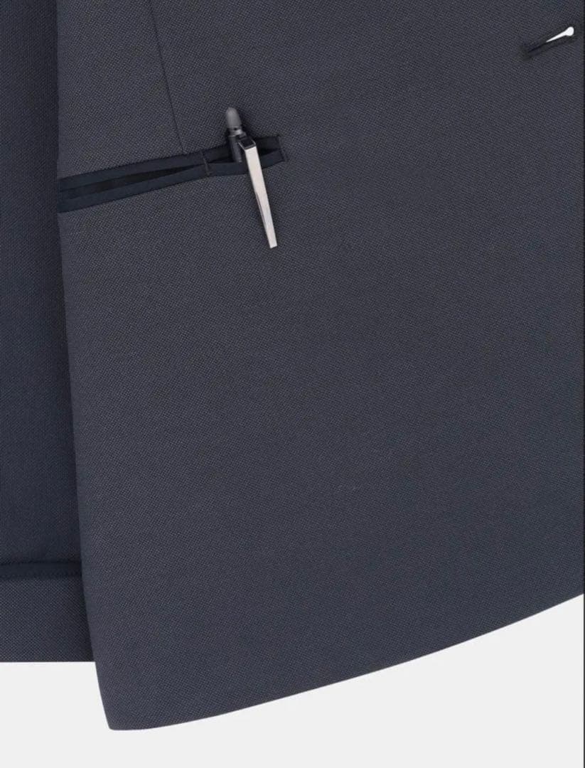 PLST　リネンブレンド ダブルジャケット＆テーパードパンツ　セットアップ