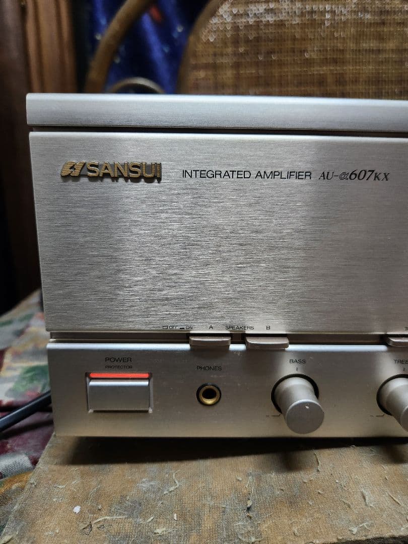 奇跡マジ綺麗！新品同様フルメンテ！サンスイ高級プリメインアンプAU-α607KX