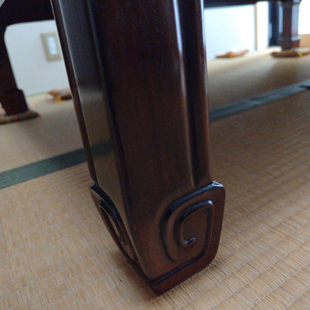 木製座卓 ダークブラウン (大阪伝統工芸手作り)