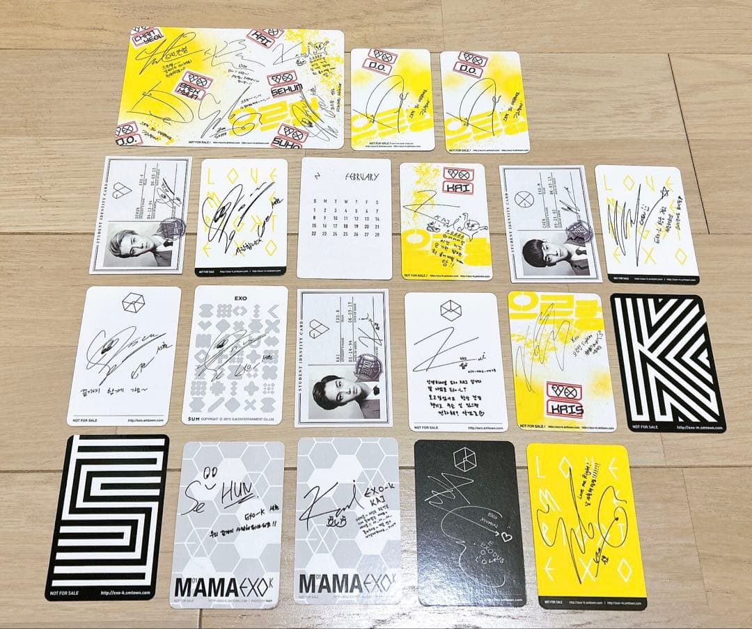 EXO トレカ 18点 スノードーム2点 おまとめ売り20点