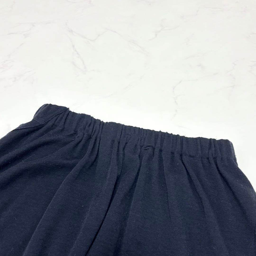 ヨーガンレール ウールジャージー バルーンスカート ストレッチ 定番人気 M 黒