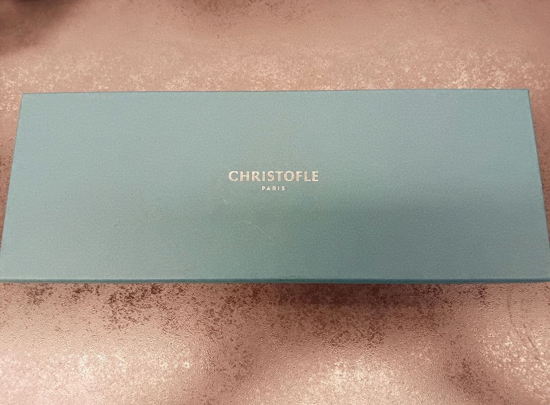 Christofle 高級箸セット 赤黒