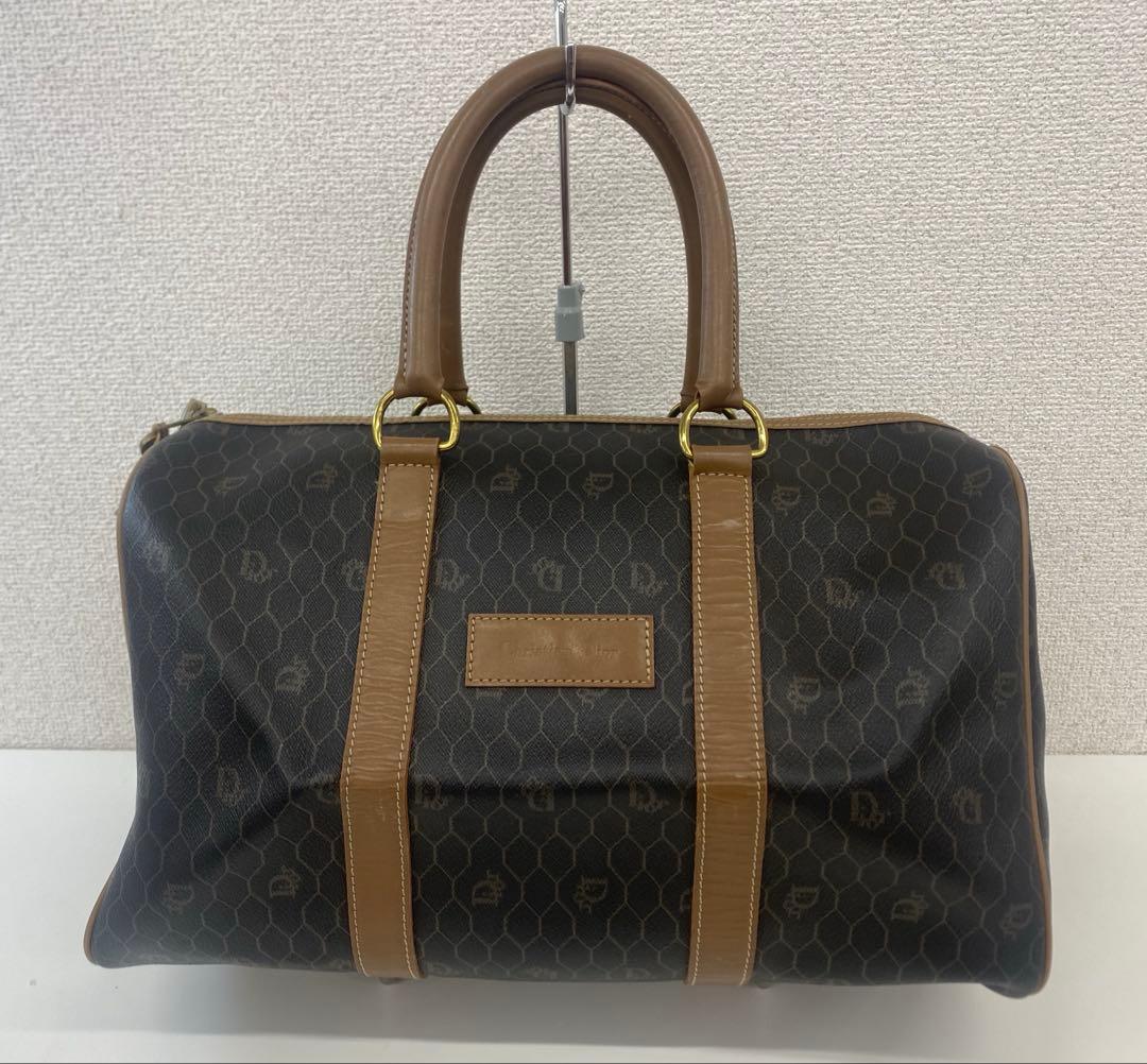 Christian Dior ディオール ミニボストンバッグ ブラウン