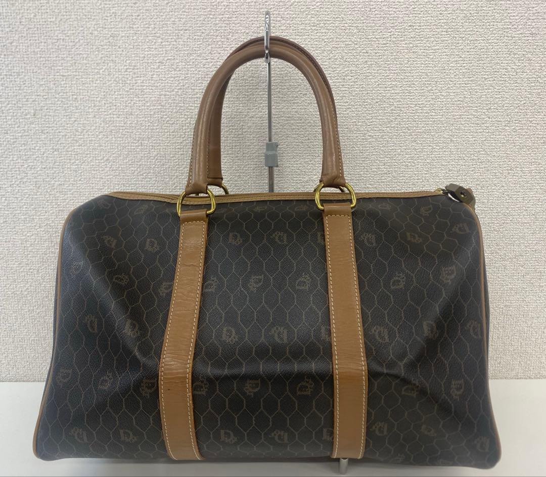 Christian Dior ディオール ミニボストンバッグ ブラウン