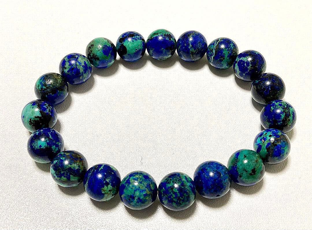 オールドボーイズ様　究極品質　未来を切り拓く聖なる石　アズロマラカイトのブレス