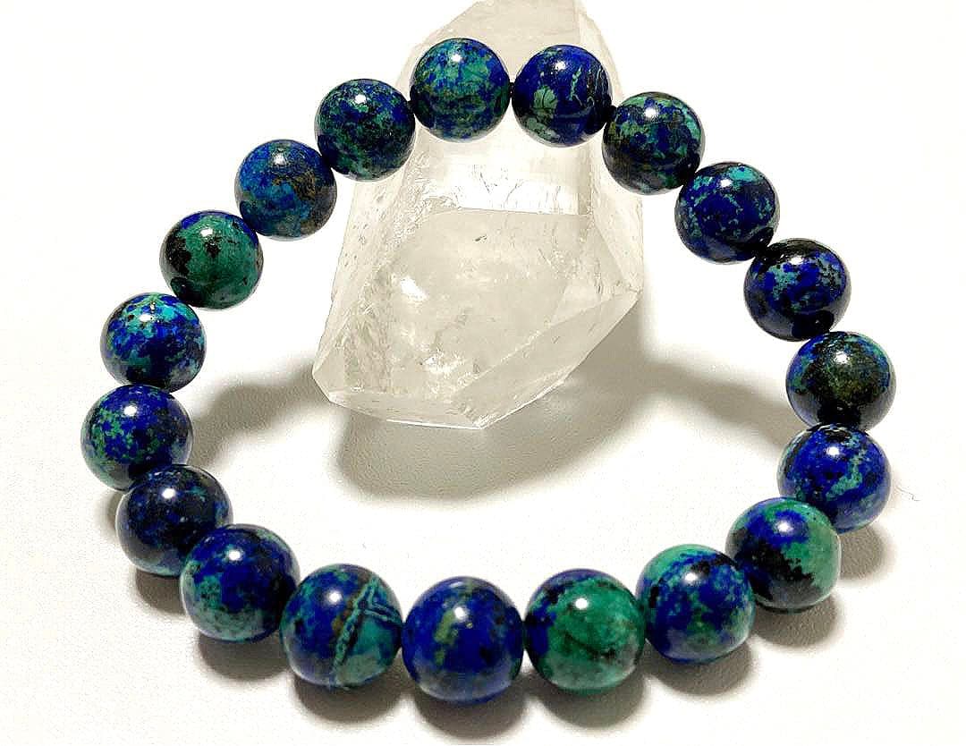 オールドボーイズ様　究極品質　未来を切り拓く聖なる石　アズロマラカイトのブレス