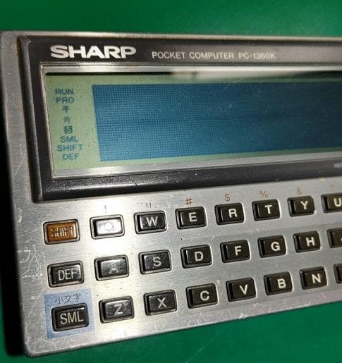 【ジャンク扱い】 SHARP ポケットコンピュータ PC-1360K