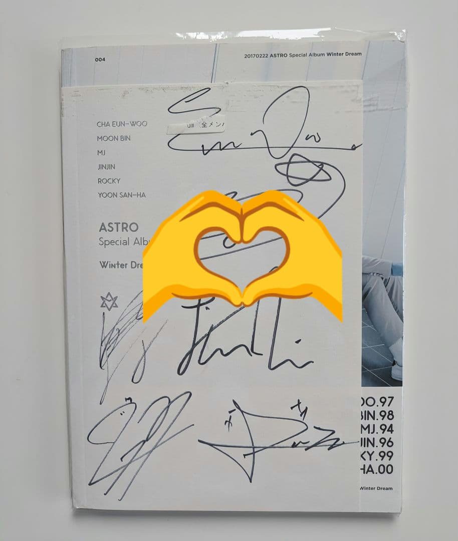 直筆サイン入り 希少【廃盤】ASTRO winter dream