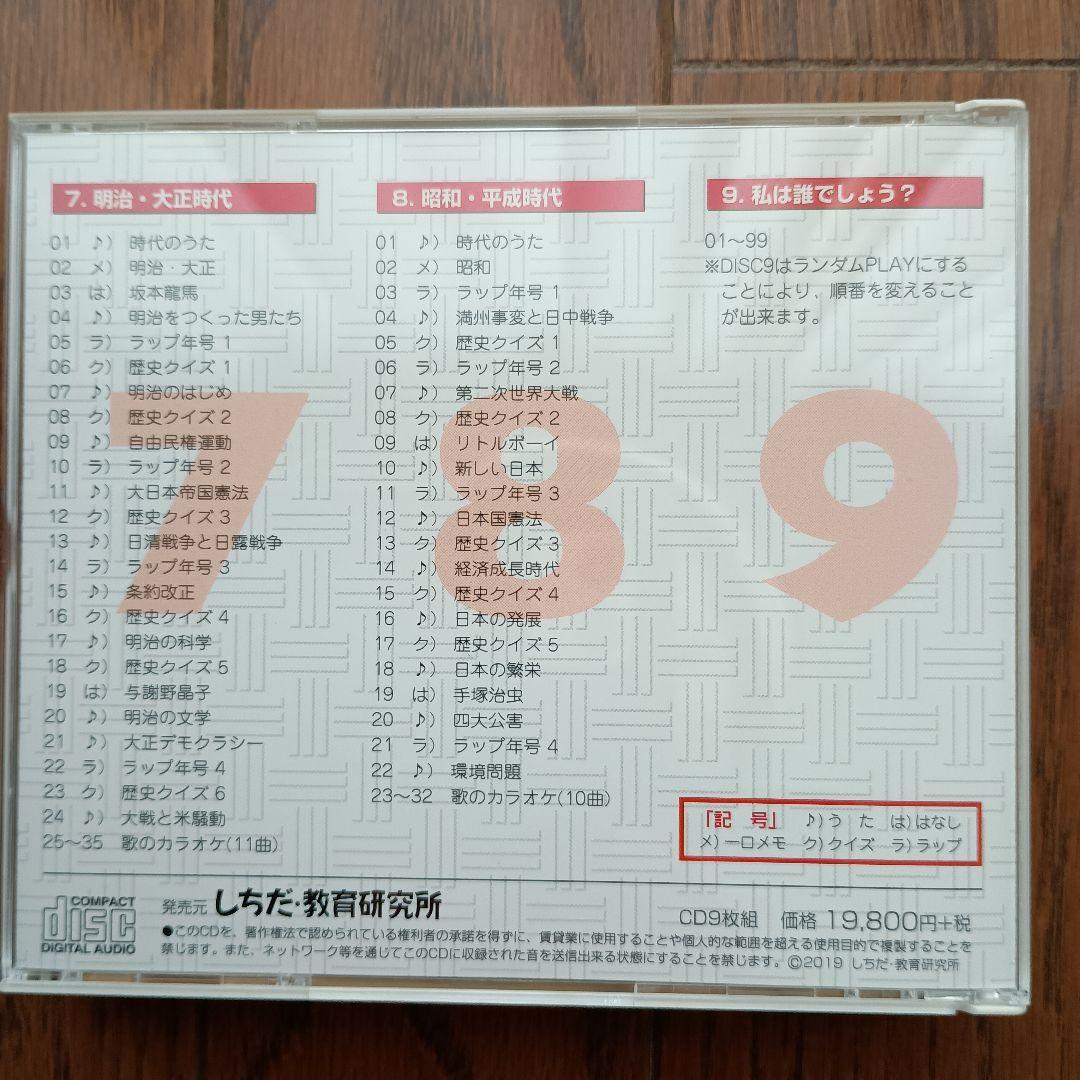 七田式教材　れきし探訪 日本史編 CDセット　最新版