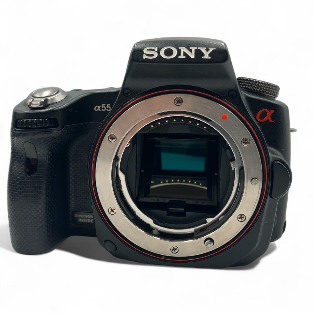 【美品】SONYα55 レンズ3本セット【SONY、SIGMA、MINOLTA】