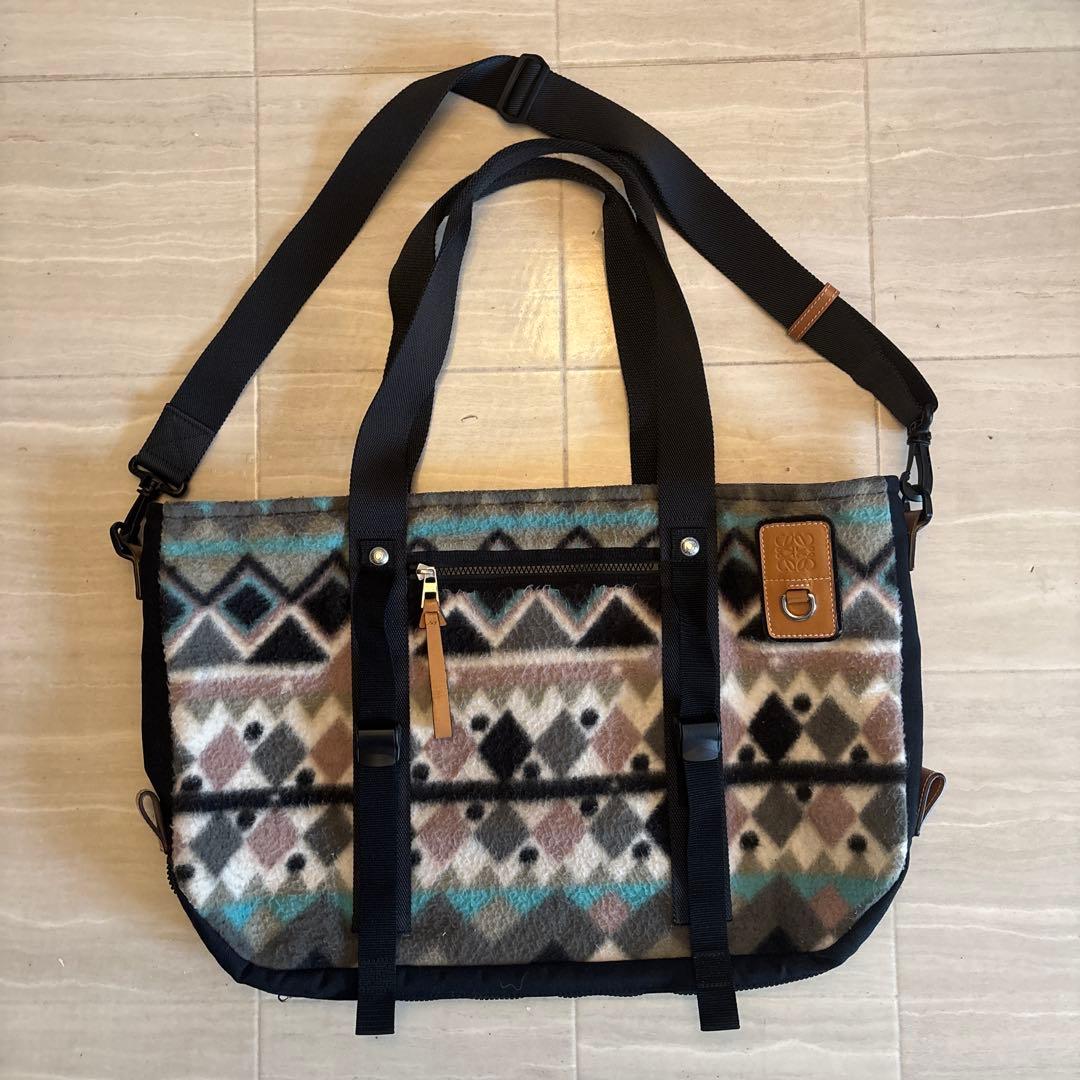 ラ*ン様 LOEWE ロエベ フリーステキスタイル2WAYトートバッグ ショルダ