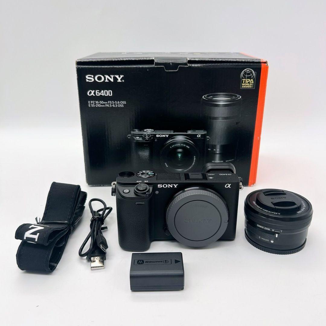 ［889回］ソニー α6400 ミラーレス一眼 パワーズームレンズキット