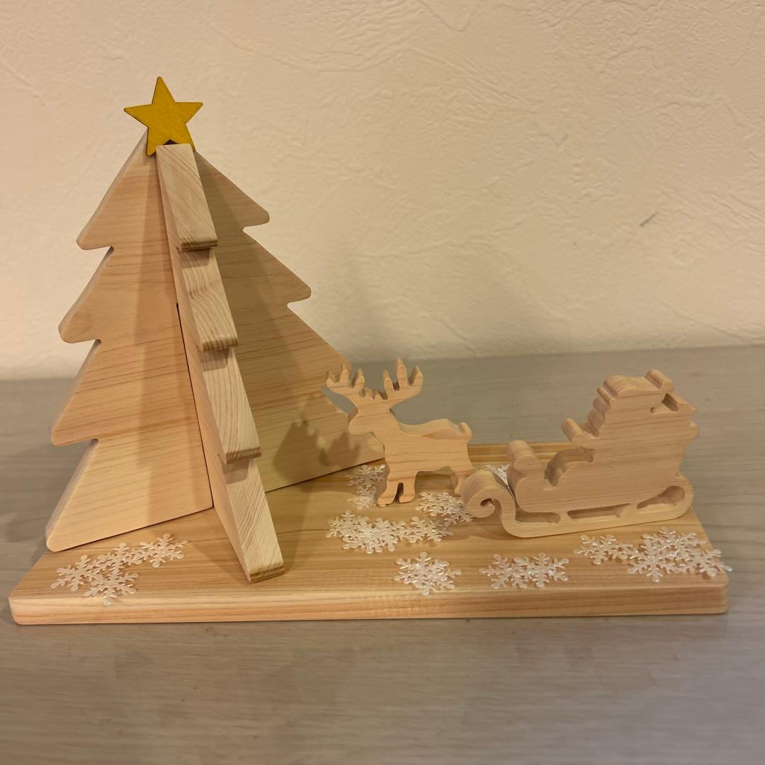 木製ヒノキお月見・ハロウィン・クリスマス・正月・節分・夏風物