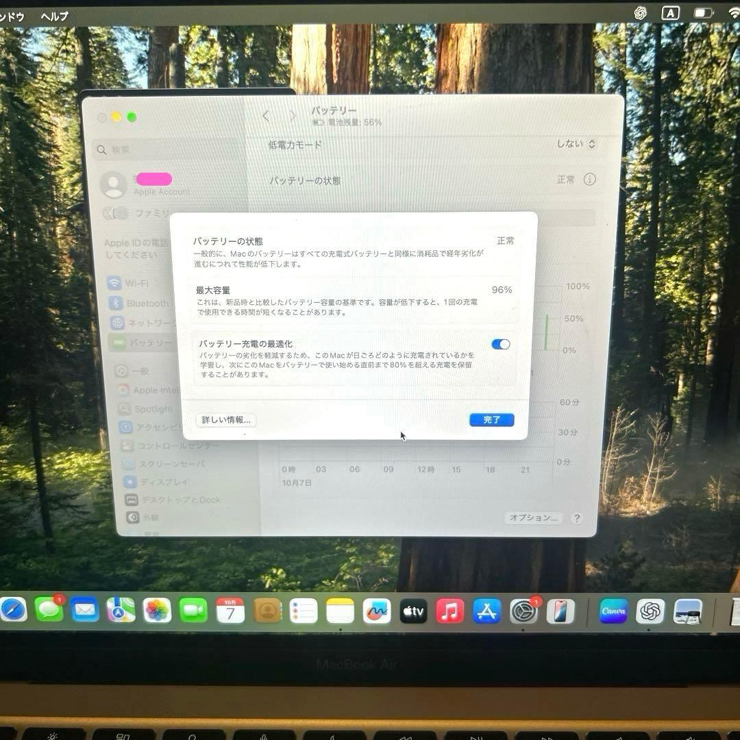 Apple MacBook Air シルバー256GB/8GB