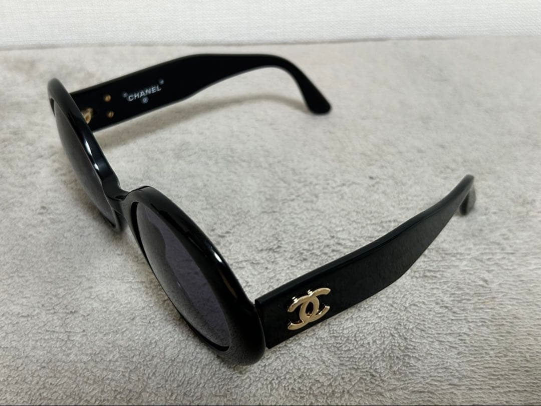 【ヴィンテージ】CHANEL ラウンド　サングラス　0014-10 ココマーク