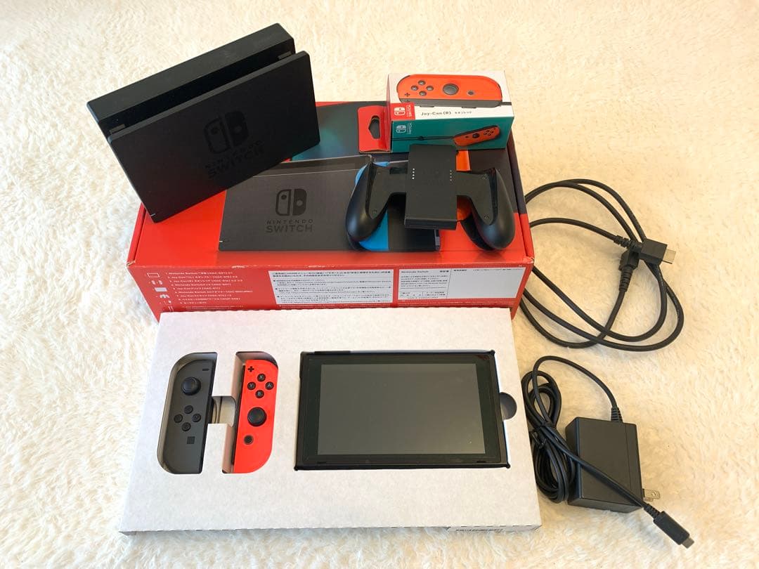 【基本動作確認済み】Nintendo Switch 本体 箱付き