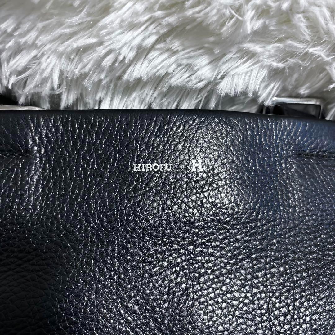 p*n様 ヒロフ ランポ リュック バックパック 2way A4 レザー 黒