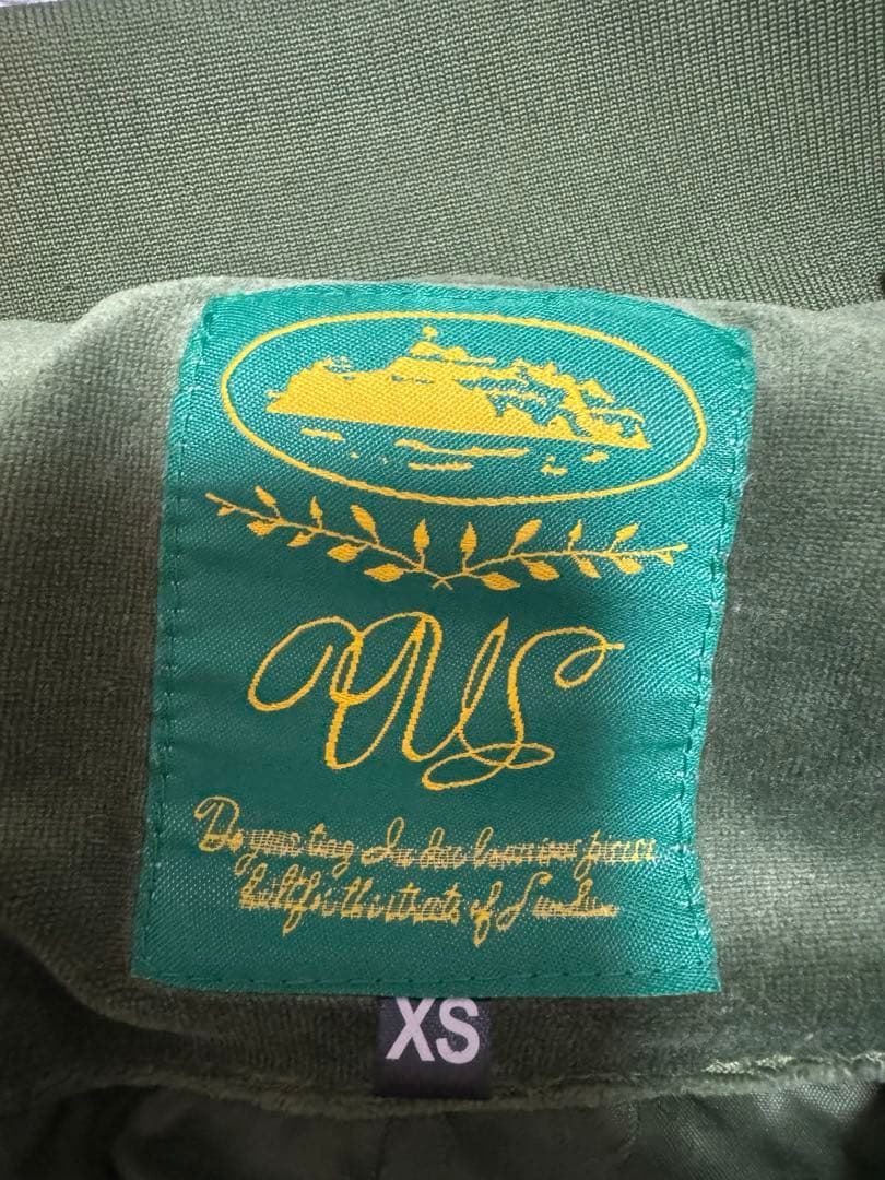 Corteiz Velour Tracksuit Green ベロア