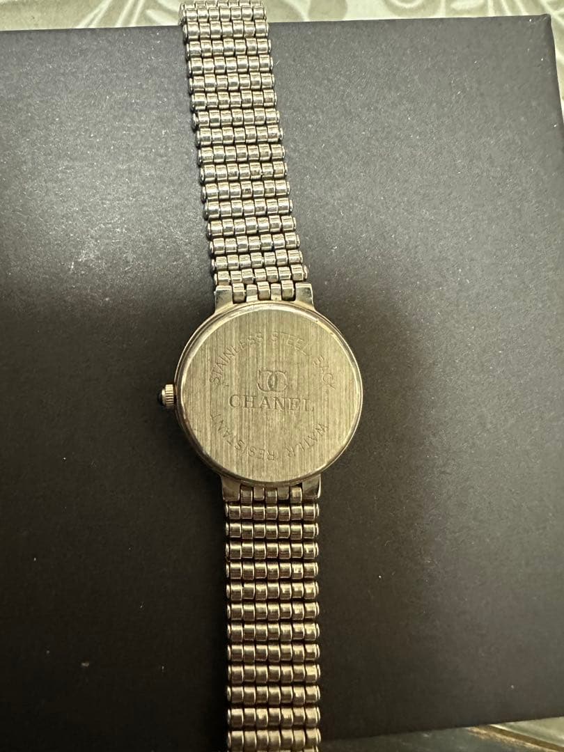 CHANEL クォーツ 腕時計 シルバー
