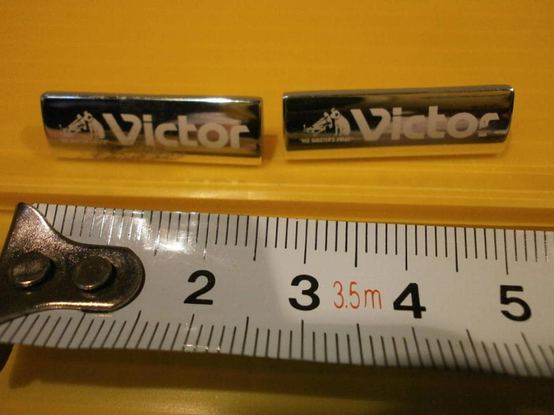 Victerスピーカー用.エンブレム　2枚　送料無料