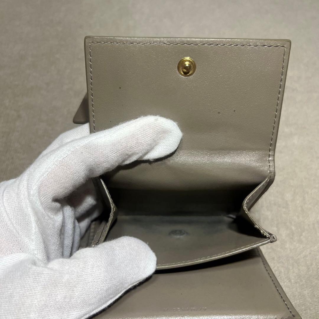 【美品】CELINE セリーヌ　三つ折り財布　コンパクトウォレット　ミニ財布