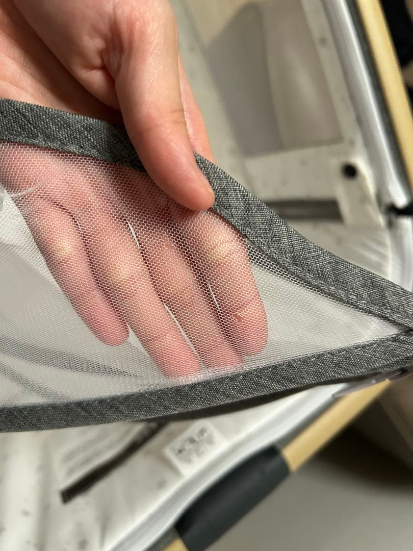 【美品】HZDMJベビーベッド 添い寝 折り畳み式 キャスター