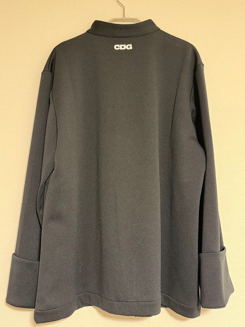 CDGコムデギャルソン ポリエステルジャージーチャイナジャケット