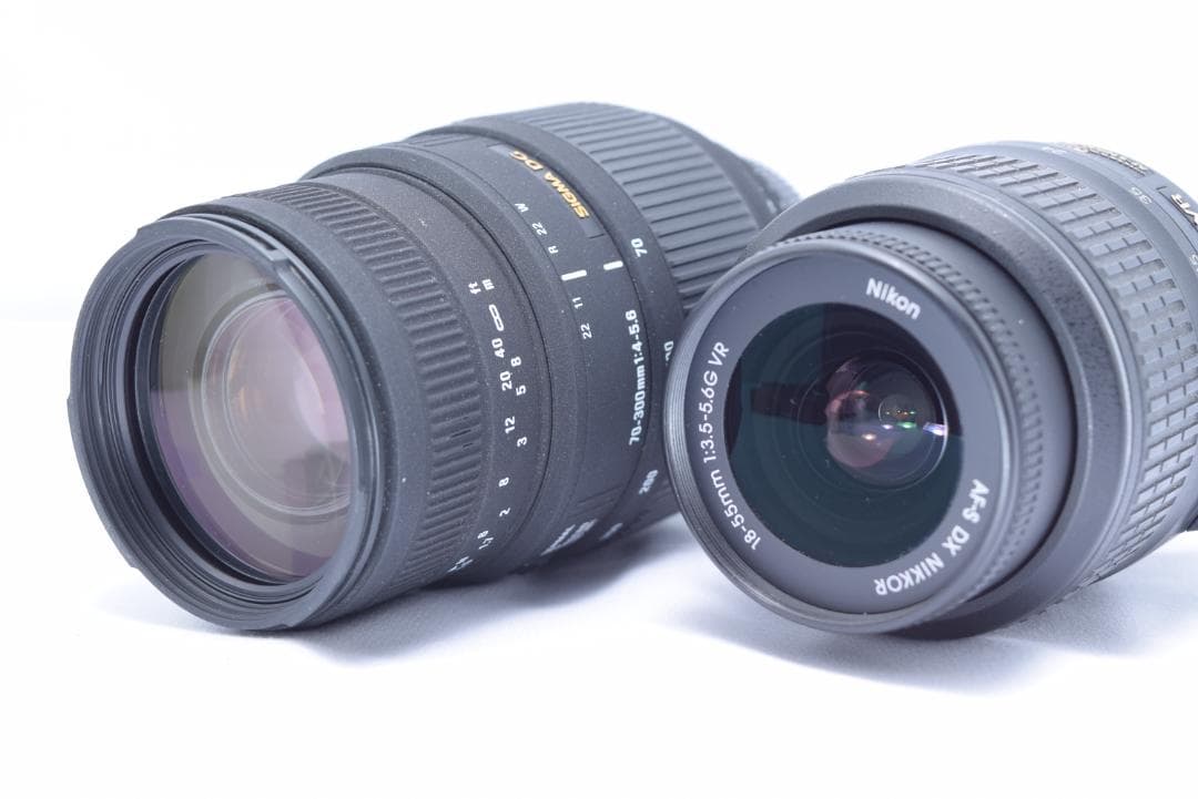 Nikon D7100 ダブルレンズセット　シグマＤＧ超望遠レンズ付き
