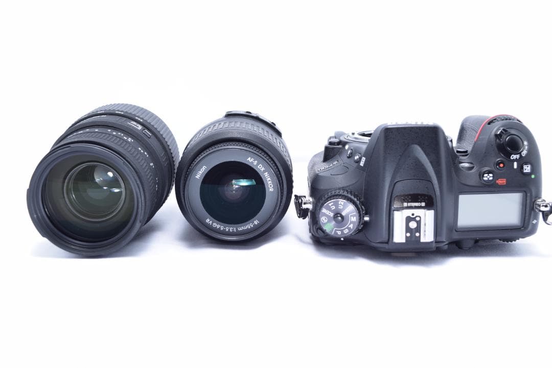 Nikon D7100 ダブルレンズセット　シグマＤＧ超望遠レンズ付き