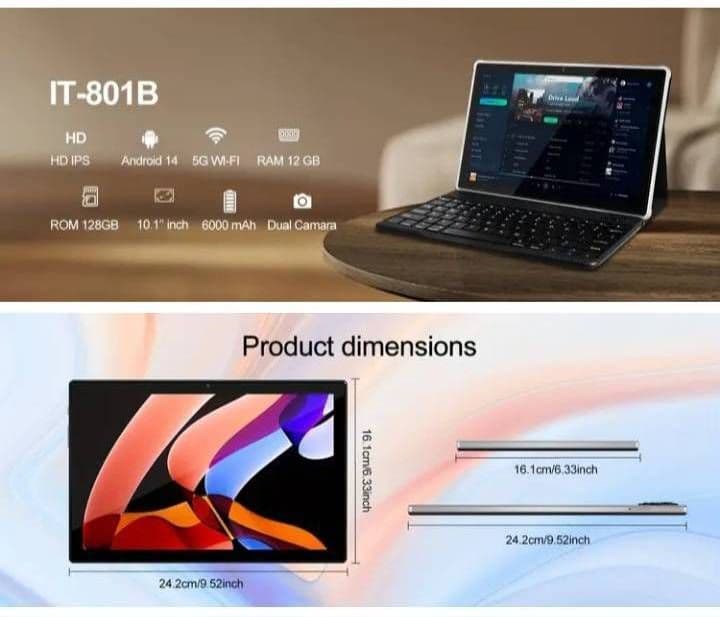 新品未開封 ATMPC Android14 タブレット 10.1インチ 128G