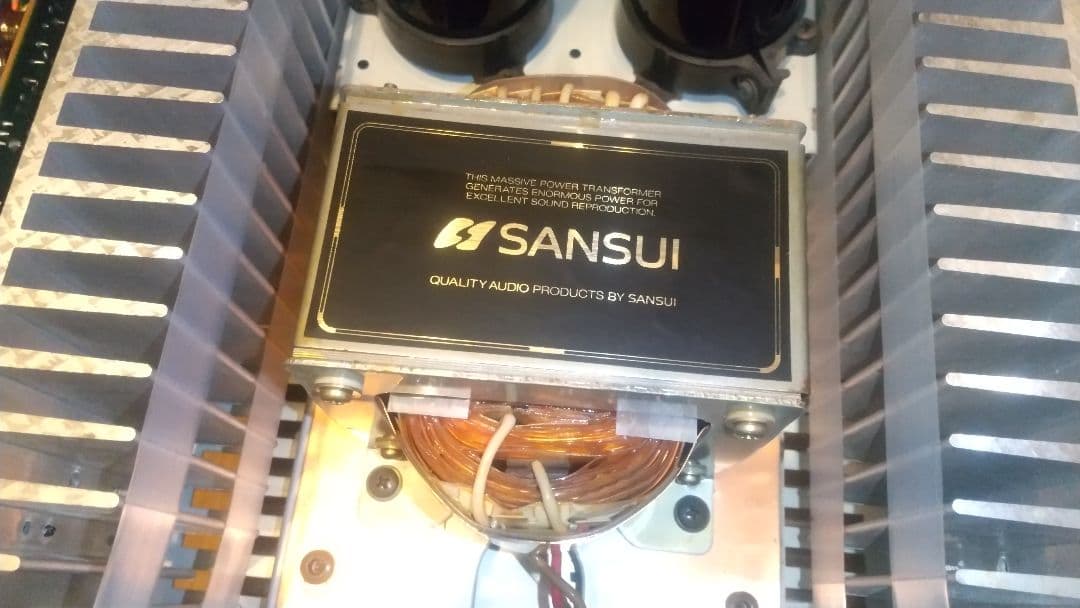 SANSUI AU-α607XR ステレオアンプ メンテナンス施工済み