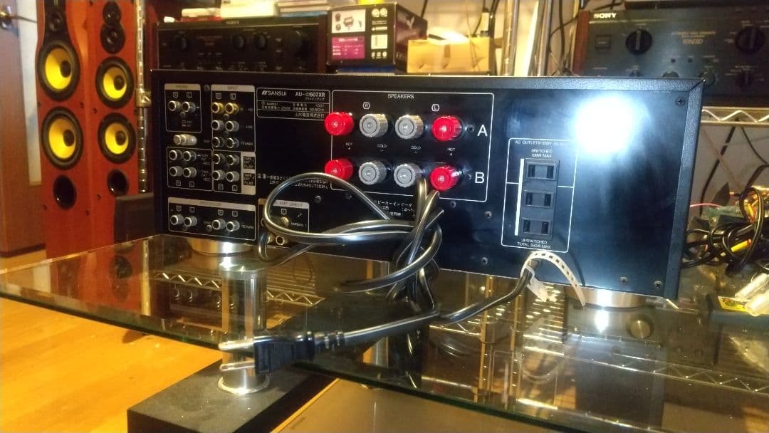 SANSUI AU-α607XR ステレオアンプ メンテナンス施工済み