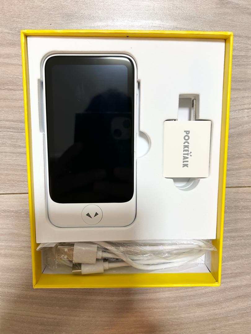 ポケトーク S Plus 2026.7.25グローバル通信付きホワイト【超美品】