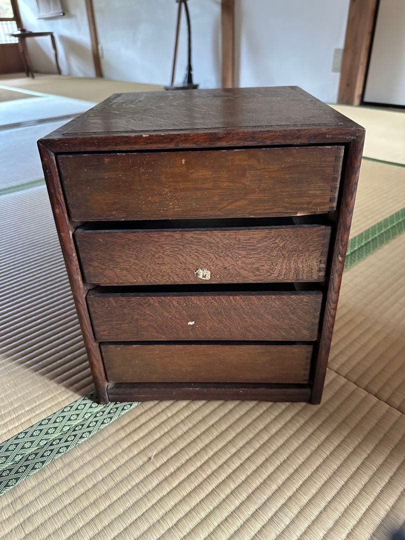 昭和レトロ　アンティーク　引き出し　古道具　ヴィンテージ　木製家具