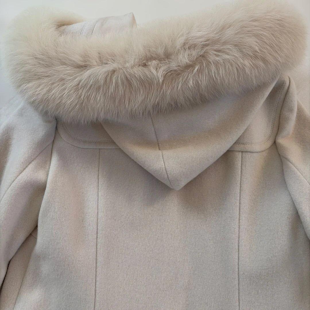 ダッフルコート ファー付き