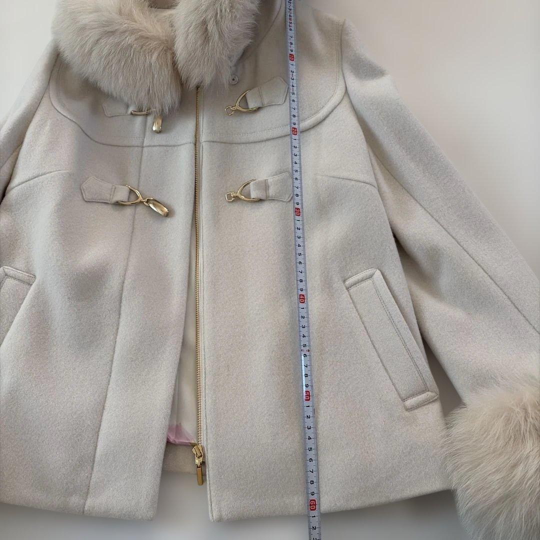 ダッフルコート ファー付き