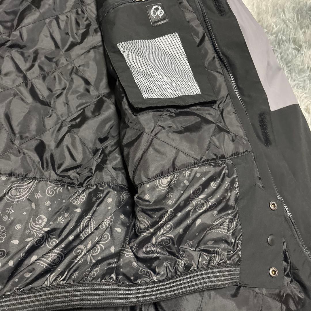 【超美品】PANTHER スノーボードウェアセット Lsize黒赤