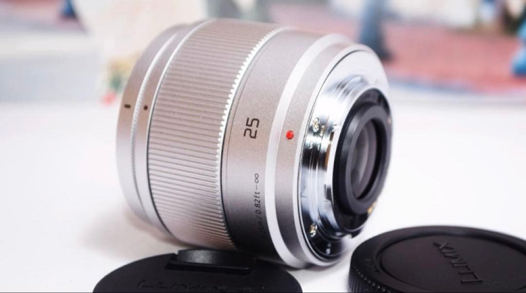 ✨美品✨　❤鮮やかなボケを簡単に❤Lumix G25mm 単焦点レンズ❤