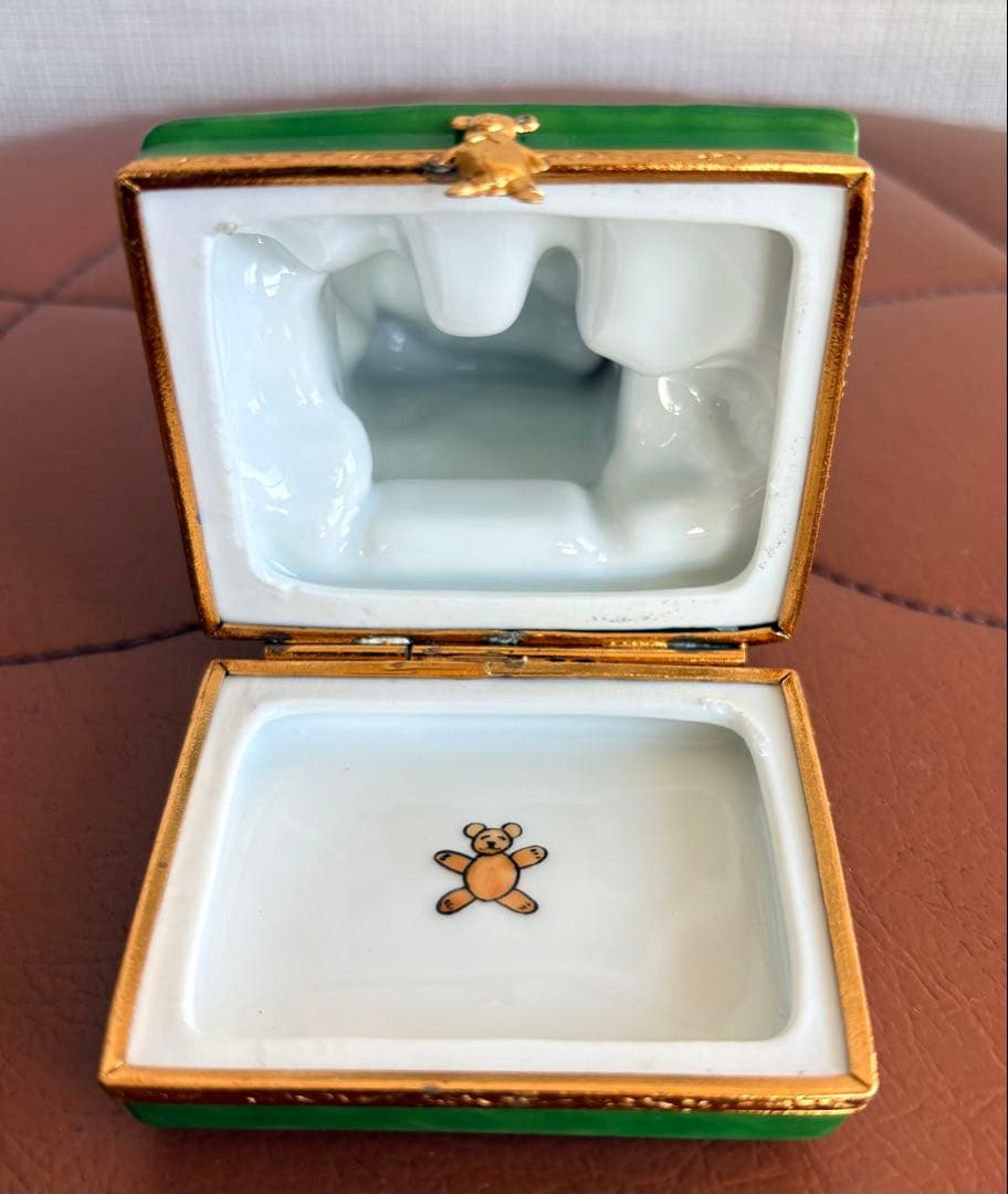 【限定生産品】リモージュボックス サンタクロース&動物たち クリスマスオブジェ