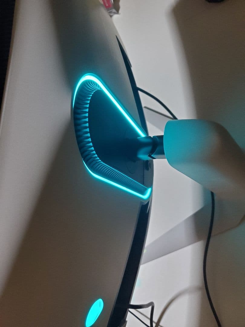 Dell aw3423dw alienware 量子ドット有機EL 湾曲モニター